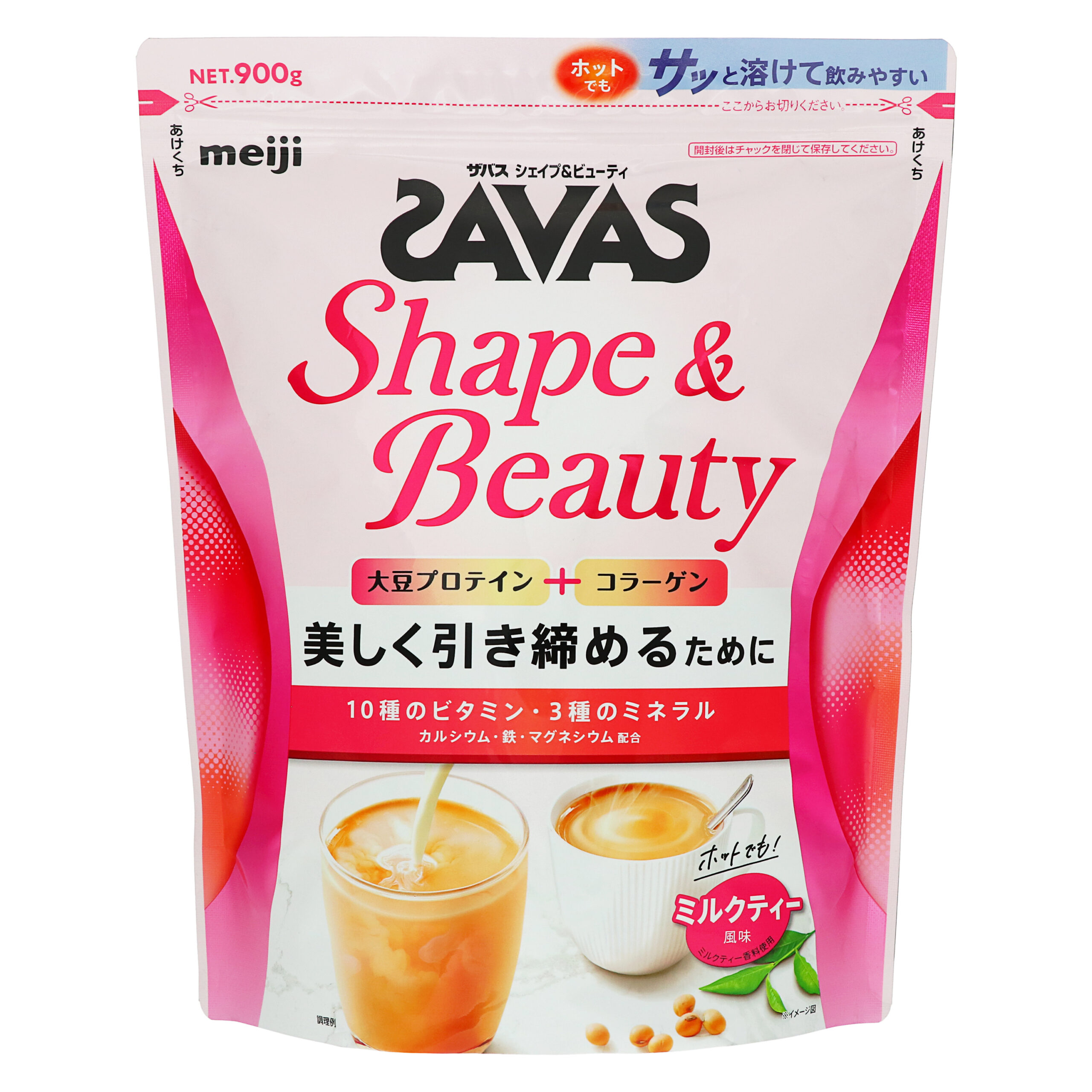 Савас Шейп энд Бьюти со вкусом молочного чая 900 г