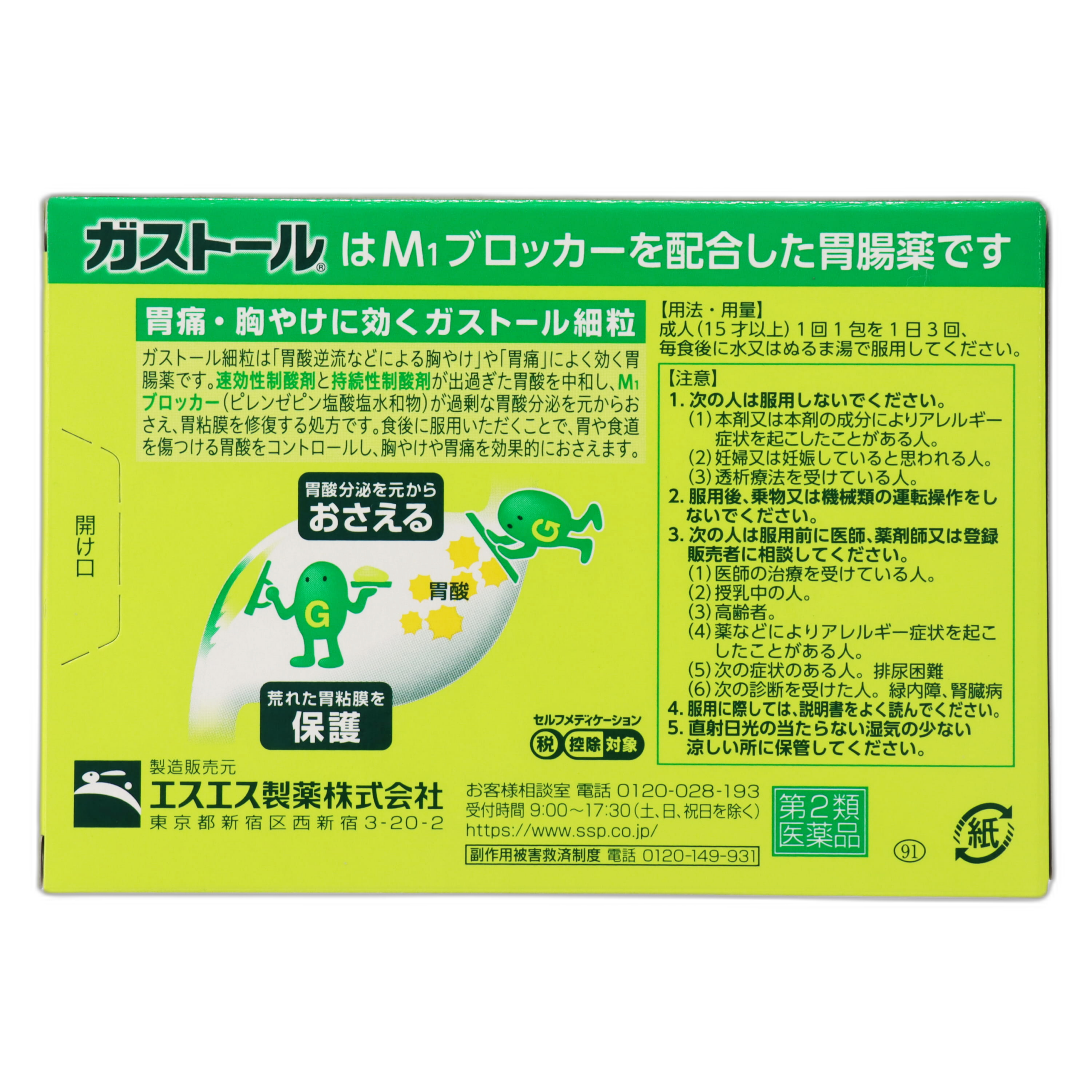 Гастол Мелкие гранулы 2 пакетика