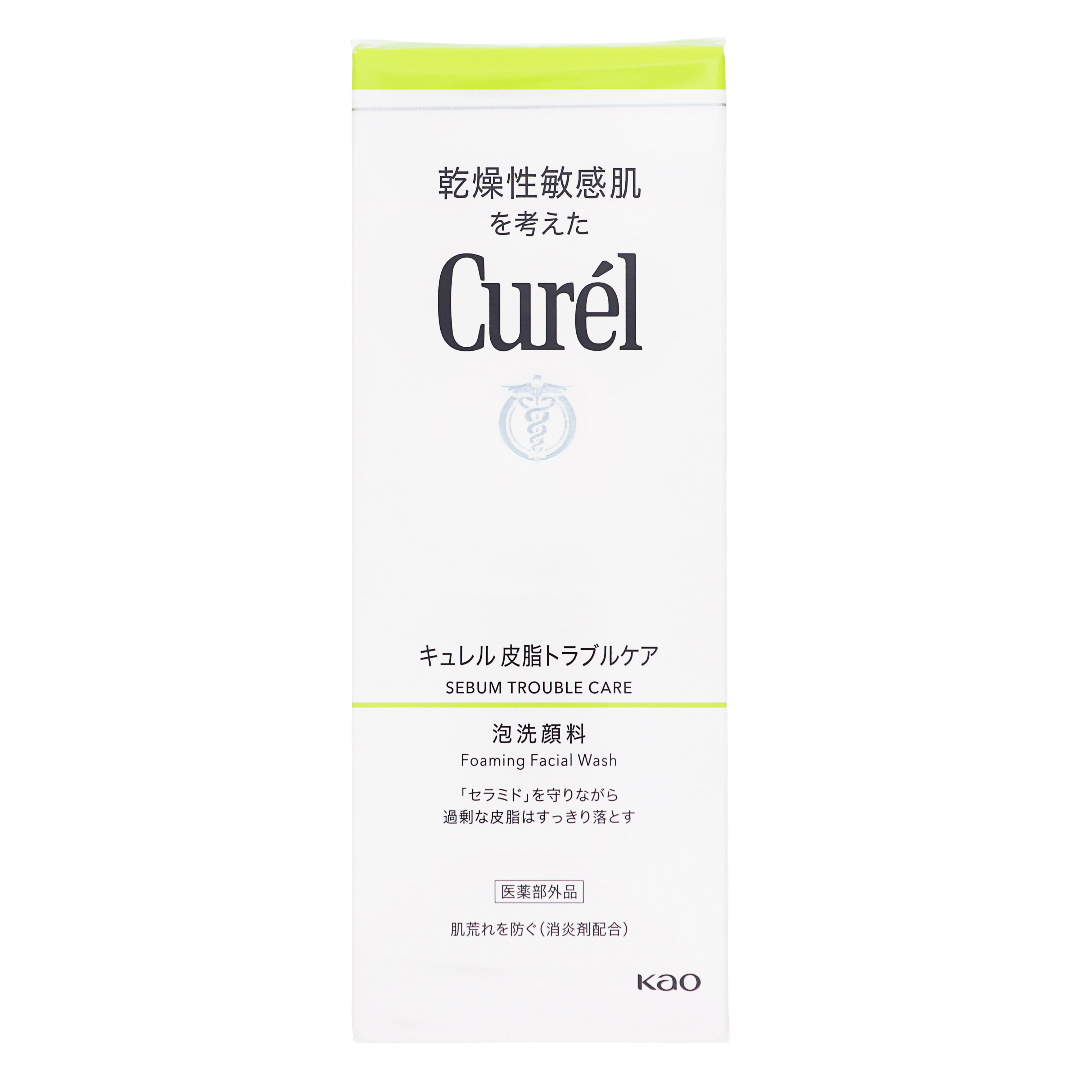 Кюрель Уход при проблемах с жирностью кожи Пенка для умывания