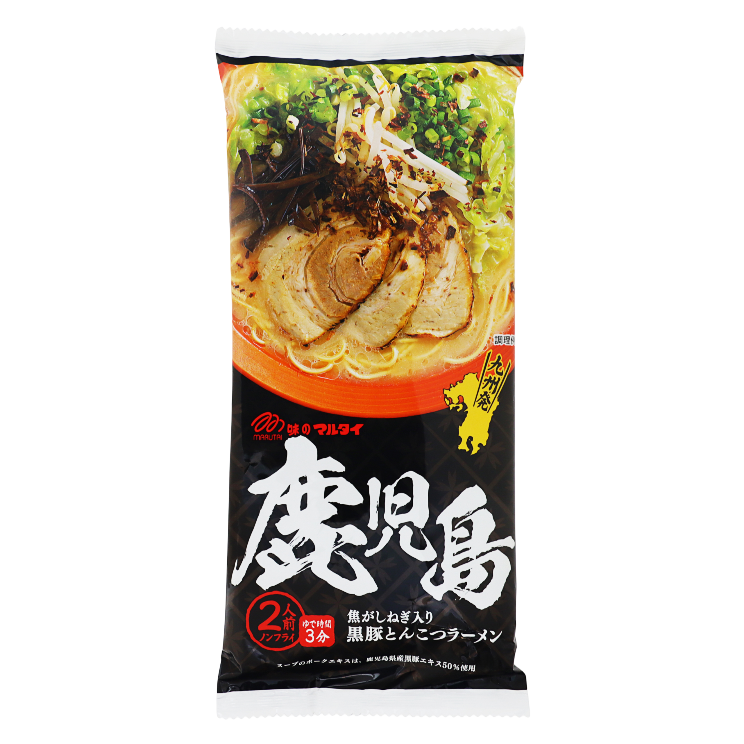 Тонкоцу рамен с черной свининой из Кагосимы