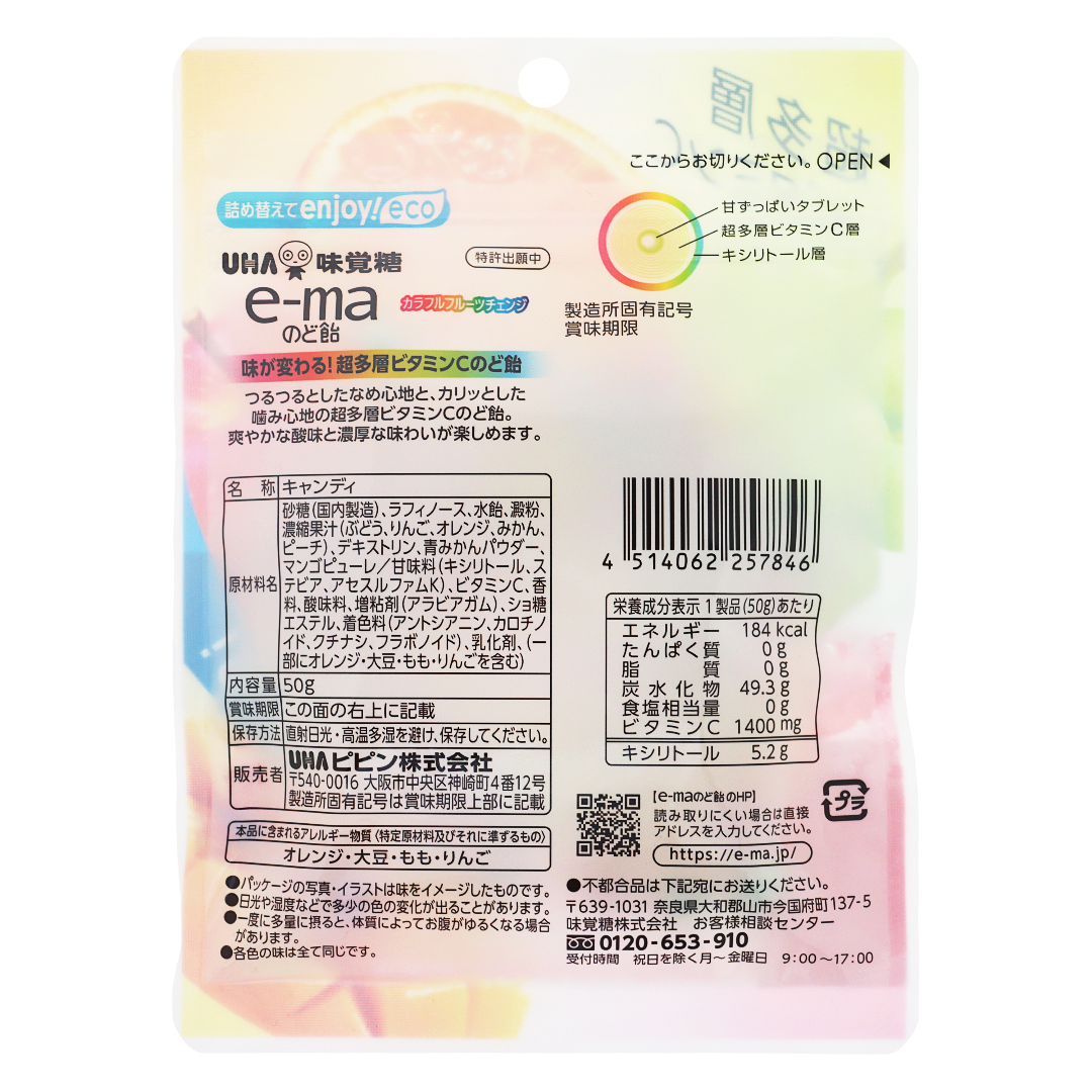 Има Леденцы / мармелад для горла Разноцветная фруктовая смена