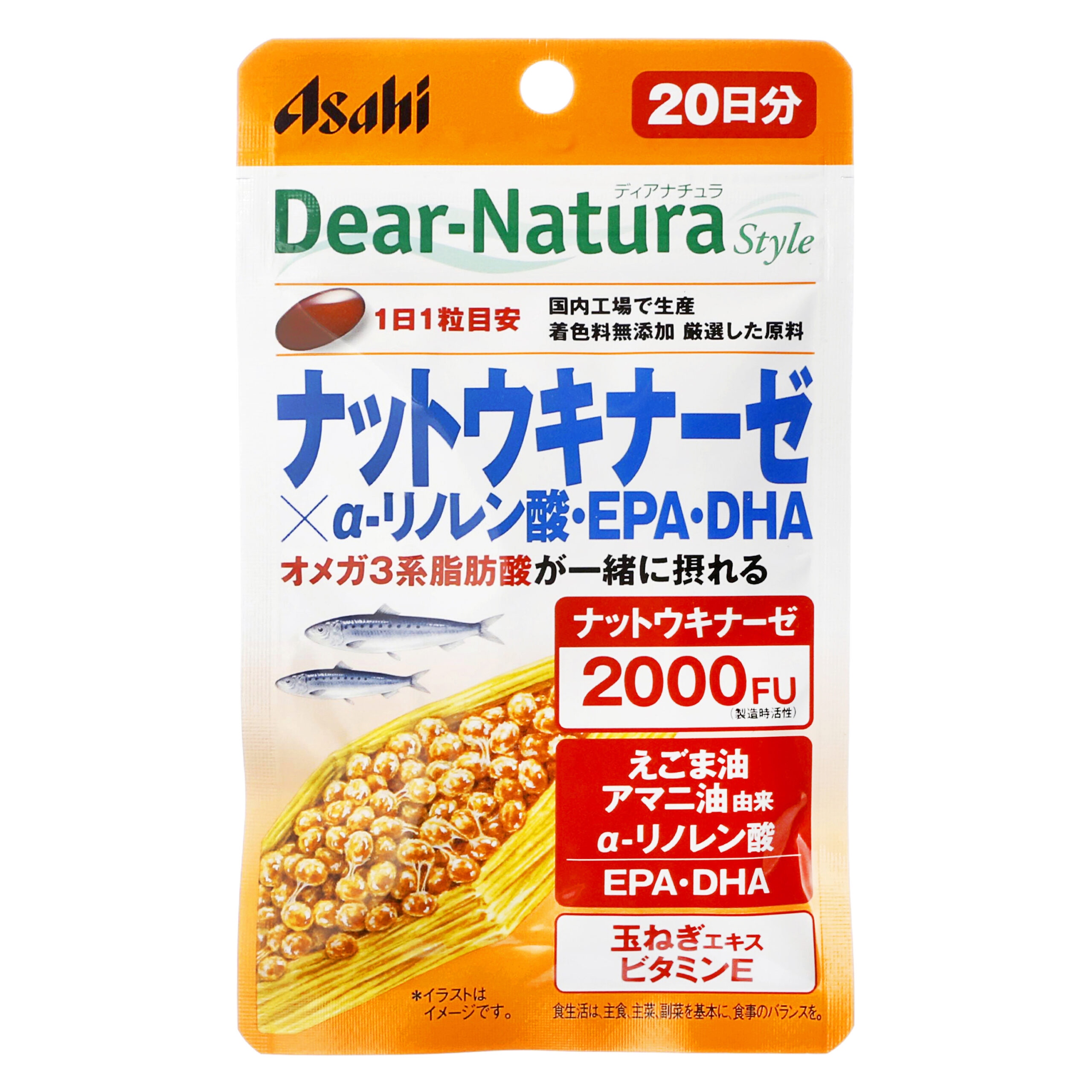 Dia-Natura Style Nattokinase + α-Линолен қышқылы + EPA + DHA