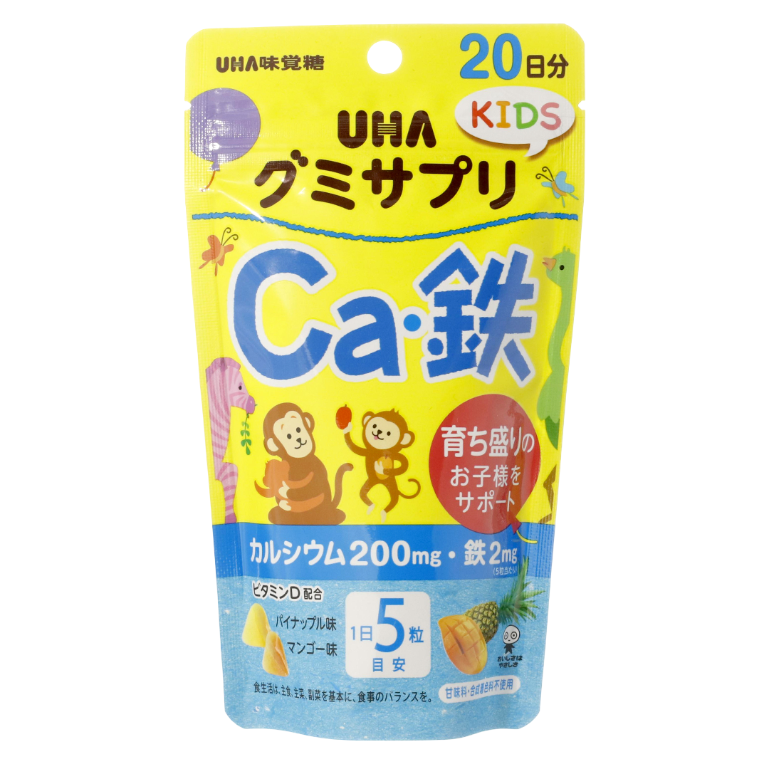 UHA Gumi Sapri KIDS Calcium and Iron