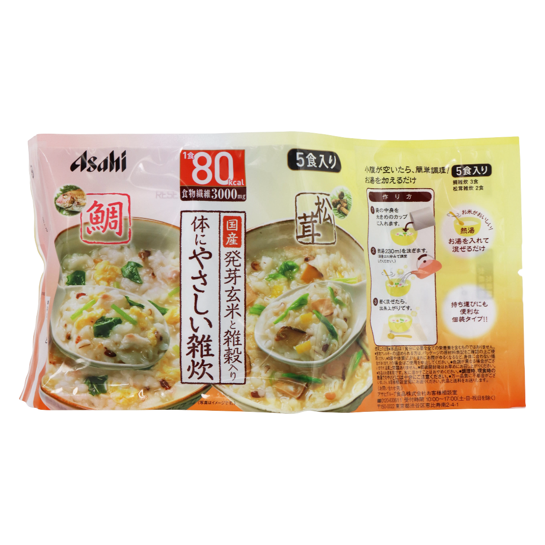 Тай және мацутаке қосылған жеңіл күріш ботқасын қалпына келтіріңіз