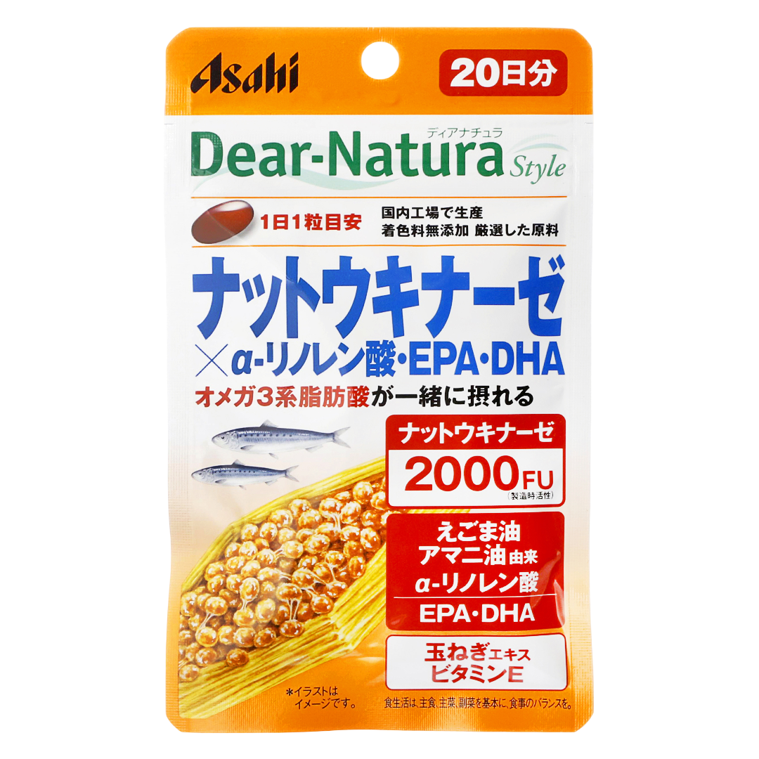 Dia-Natura Style Nattokinase + α-Линолен қышқылы + EPA + DHA